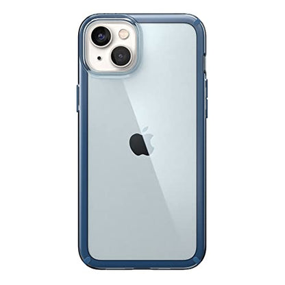 Speck iPhone 15 Plus & 14 Plus Case - Drop Protection, Scratch Resistant Dual Layer Slim Phone Case for 6.7 Inch iPhones - Anti-Yellowing & Anti-Fade Case - Glass Navy/Winter Navy GemShell - color: Glass Navy/Winter Navy