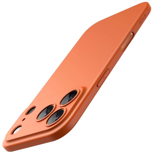 JETech Slim Case for iPhone 17 Pro Max, Orange | Camera Lens Protection, Ultra-Thin Matte Finish, Lightweight Minimalist Design - color: Orange, size: iPhone 17 Pro Max