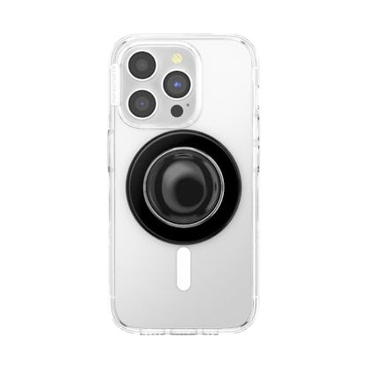 PopSockets Phone Grip for MagSafe, Magnetic Holder- BonBon Black - color: Luxe BonBon Black, style: MagSafe