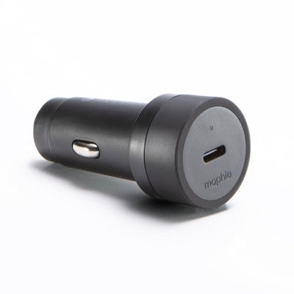 Mophie 30W USB-C Car Charger - Eco-Friendly Fast Charging for Devices, LED Indicator, Universal AUX Compatibility - style: USB-C