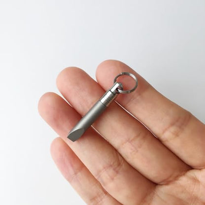 Titanium Alloy SIM Ejector Tool SIM Card Removal Mini Tool with 2 Keyrings