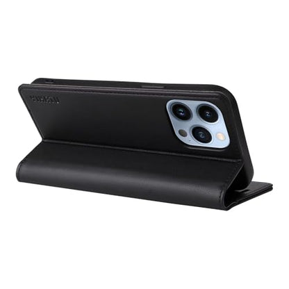 Caseurban Compatible with iPhone 13 Pro Max Wallet Case PU Leather Flip Folio Case with Card Holder Magnetic Closure Shockproof Protective Phone Cover Black - color: Black, size: iPhone 13 Pro Max