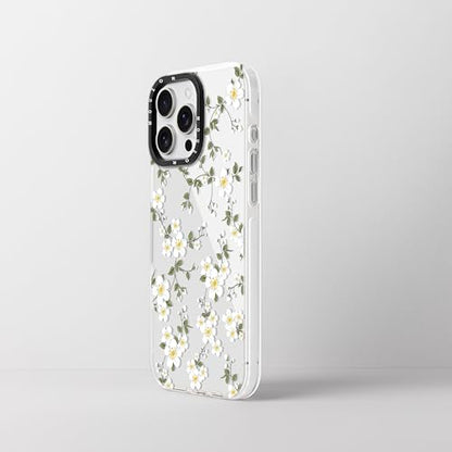 Cute Phone Case for iPhone 16 Pro Max, Vine Flowers Aesthetic Floral Pattern Case, Soft TPU Shockproof Bumper Cover for Girls Women - size: iPhone 16 Pro Max