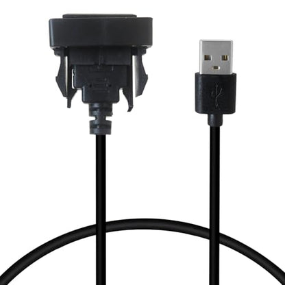 Male to Female USB Power Socket Adapter, USB Port Car Charger Fit for Toyota Corolla EX 2011–2019