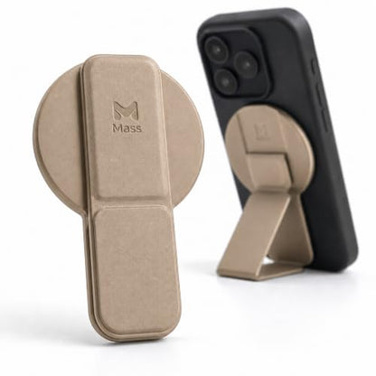Mass Planet MagSafe Phone Grip, Slim Foldable Holder - Desert Titanium - color: Desert Titanium