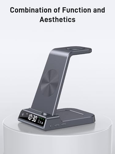 Wireless Charger for Samsung, Android Charger for Samsung Galaxy S25 Ultra - color: Grey