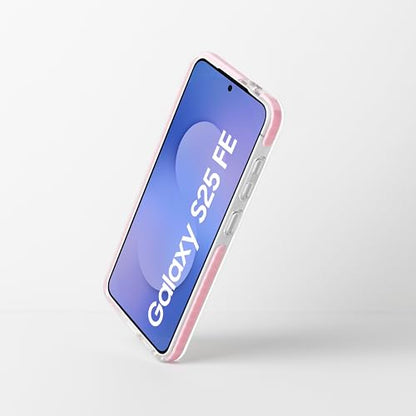 Dumkery Cute Phone Case for Samsung Galaxy S25 FE, Bow Aesthetic Pattern Print Cases, Soft Clear TPU Shockproof Bumper Cover for Girls Women, Pink - size: Samsung Galaxy S25 FE