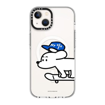 CASETiFY for iPhone 13 Case - Impact Clear Compatible with MagSafe | Not Yellowing | 6.6 ft. 3x Military Grade Drop Protection | Skater JOHN (Standard) | Clear - color: Skater JOHN (Standard), size: Iphone 13 (6.1")
