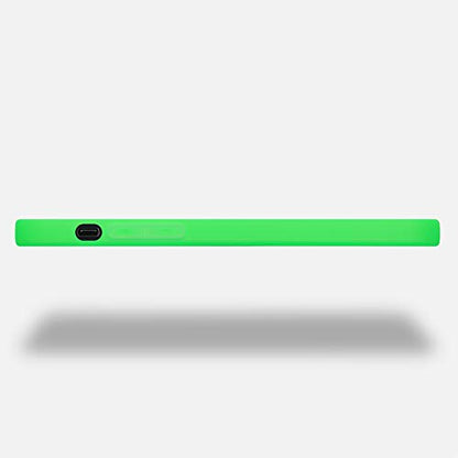 kwmobile Case Compatible with Apple iPhone 12 / iPhone 12 Pro Case - Soft Slim Protective TPU Silicone Cover - Neon Green - color: neon green