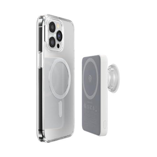 PopSockets PowerPack Phone Charger with MagSafe- White - color: White