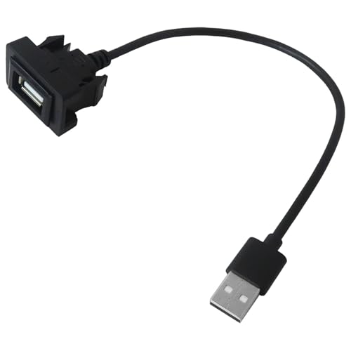 New Male to Female USB Power Socket Adapter, USB Port Car Charger Compatible with Toyota Tundra 2009–2019