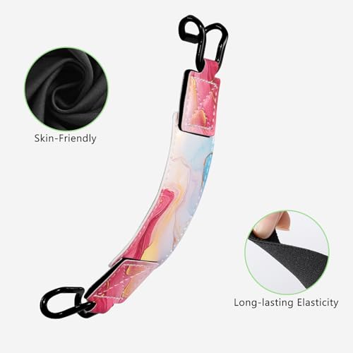CoBak Secure Hand Strap for Ebook Reader - Versatile and Lightweight - color: Blush Wave-1 Pack