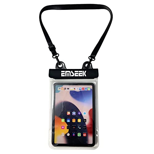Waterproof Ebook Reader Case Holder Tablet Cover Bag eReader Dry Pouch for Amazon Kindle Paperwhite Oasis Fire 7 Nook Kobo iPad mini Samsung Tab Google Nexus Up to 8.5”(White) - color: White
