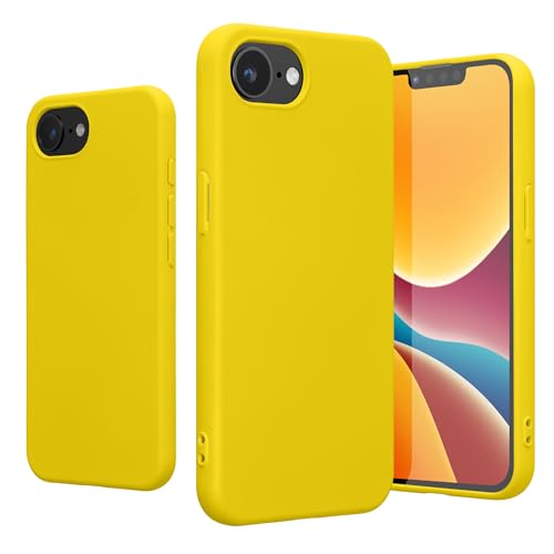 kwmobile Case Compatible with Apple iPhone 17e / iPhone 16e Case - Slim Protective TPU Silicone Phone Cover - Radiant Yellow - color: Radiant Yellow, size: iPhone 17e / iPhone 16e