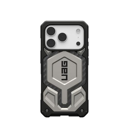 URBAN ARMOR GEAR UAG Designed for iPhone 17 Pro Case Monarch Pro - Compatible with MagSafe Military Grade Protective Cover, Titanium - color: Monarch Pro - Titanium