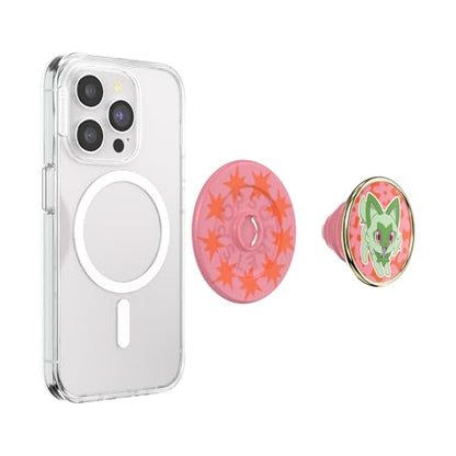 PopSockets Phone Grip for MagSafe, Magnetic Holder- Sprigatito Stretch - color: Sprigatito Stretch, style: MagSafe