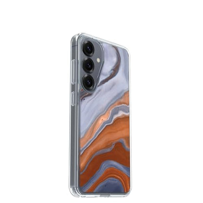 OtterBox Samsung Galaxy S25 Symmetry Series Clear Magnet Case - High Desert Marble (Blue) - color: High Desert Agate, style: Samsung Galaxy S25