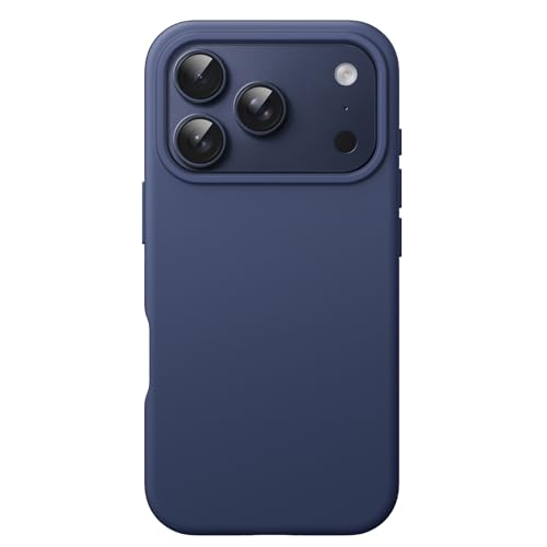 JETech Silicone Case for iPhone 17 Pro, Dark Blue - color: Dark Blue, size: iPhone 17 Pro