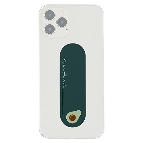 MOMO STICK Flatstick, Cell Phone Finger Grip Strap Holder for Hand, Cell Phone Stand, New Slim Finger Loop Selfie Grip Compatible with Most Smartphones -Avocado - color: Avocado