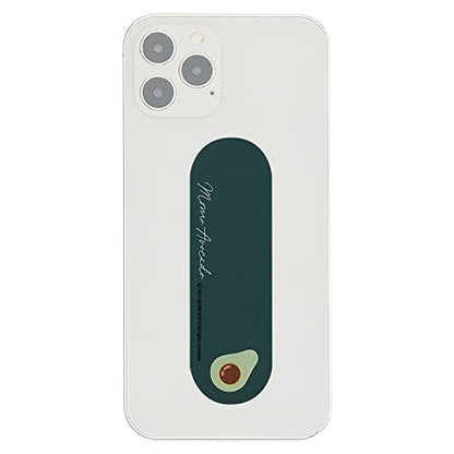 MOMO STICK Flatstick, Cell Phone Finger Grip Strap Holder for Hand, Cell Phone Stand, New Slim Finger Loop Selfie Grip Compatible with Most Smartphones -Avocado - color: Avocado