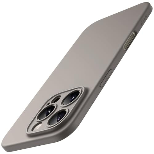 JETech Slim Case for iPhone 16 Pro Max, Natural Titanium | Camera Lens Protection, Ultra-Thin Matte Finish, Lightweight Minimalist Design - color: Natural Titanium, size: iPhone 16 Pro Max