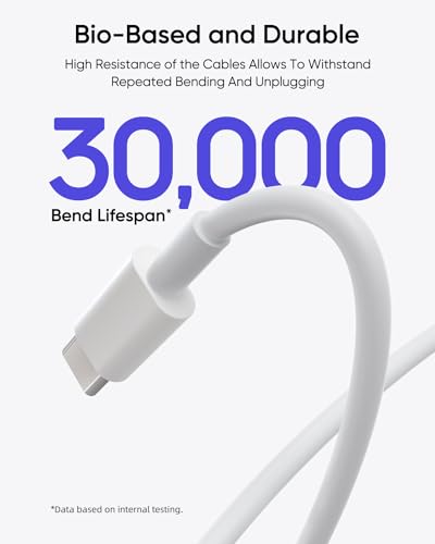 iPhone Charger 5 Pack 6FT USB C to Lightning Cable【Apple MFi Certified】iPhone Charger Fast Charging iphone lightning cable iphone charger cord for iPhone 14/13/12/12 Pro Max/11/Xs Max/XR/X,AirPods Pro