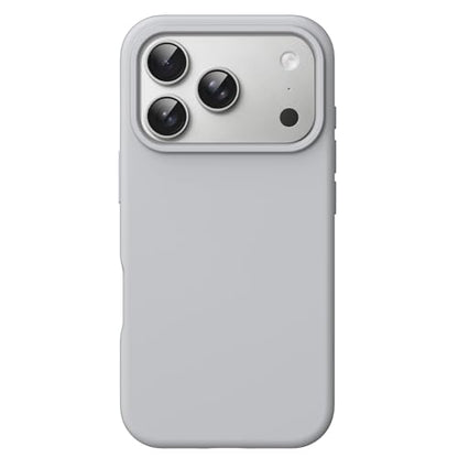 JETech Silicone Case for iPhone 17 Pro Max, Grey | Silky Soft Touch, Shockproof Protection, Scratch Resistant, Microfiber Lining - color: Grey, size: iPhone 17 Pro Max