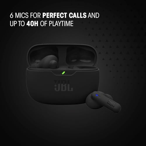 JBL Vibe Beam 2 - Noise Cancelling Earbuds - Black - color: Black