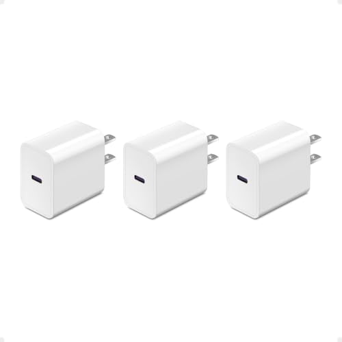 Fast USB C Charger Block for Apple Watch 11 10 iWatch iPhone iPad AirPods - color: White, size: 1-C 20W x3