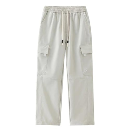 Men Cargo Pants Ripstop Durable Tactical Quick Dry Deep Pockets Construction BDU Golf Tactical Pants for Men - color: A White, size: 3X-Large