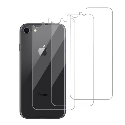3 Pack Glass Back Screen Protector for iPhone8/7/SE (2022)/SE (2020) - size: iPhone 8 / 7 / SE (2022)/ SE (2020)