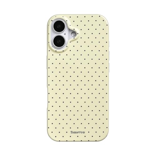 inewateri Compatible for iPhone 17 Case with Cute Fashion Polka Dot Aesthetics Design Simple Cases for Soft TPU Slim Protection Cover-Yellow - color: Yellow, size: iPhone 17