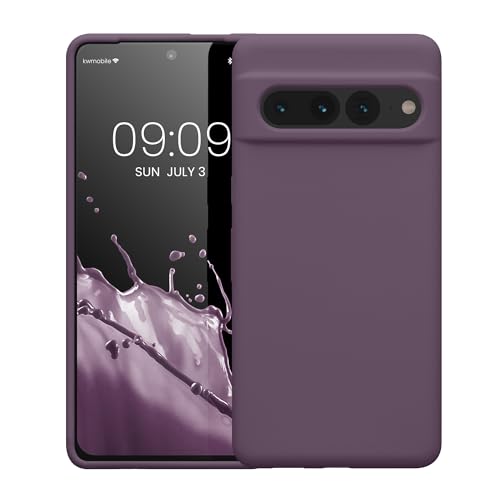 kwmobile Case Compatible with Google Pixel 7 Pro Case - TPU Silicone Phone Cover with Soft Finish - Pale Iris - color: Pale Iris, size: Pixel 7 Pro