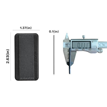 Universal Phone Grip Holder for Hand - Wireless Charging Compatible - Universal Finger Strap Phone Holder Compatible with Most Smartphones (Grey Black) -2Pack - color: Grey Black