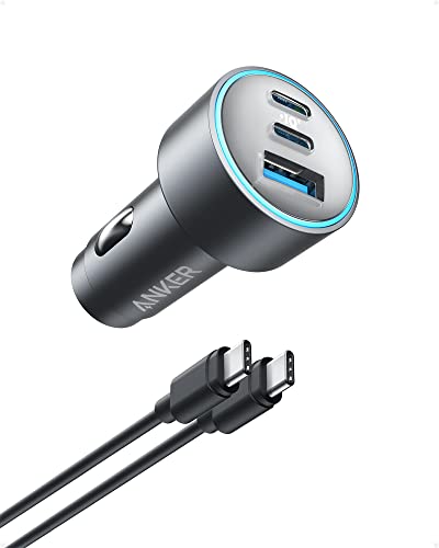 Anker 535 67W 3-Port Compact PowerIQ 3.0 USB C Car Charger