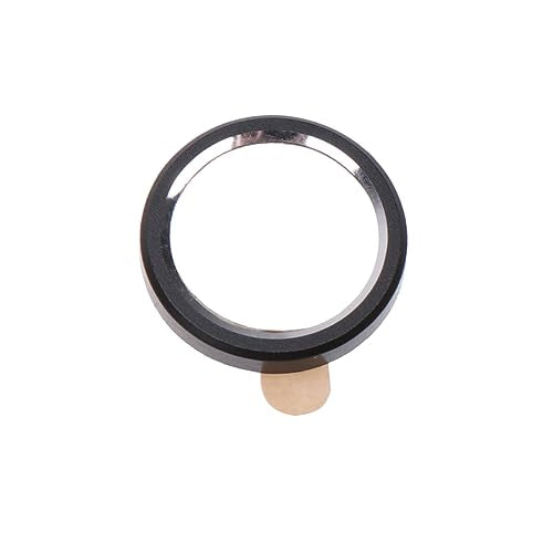 Lurrose 3pcs Metal Phone Lens Protector -scratch Camera Lens Cover for Full Surround Metal Texture Easy Application Black - color: Black
