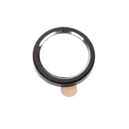 Lurrose 3pcs Metal Phone Lens Protector -scratch Camera Lens Cover for Full Surround Metal Texture Easy Application Black - color: Black