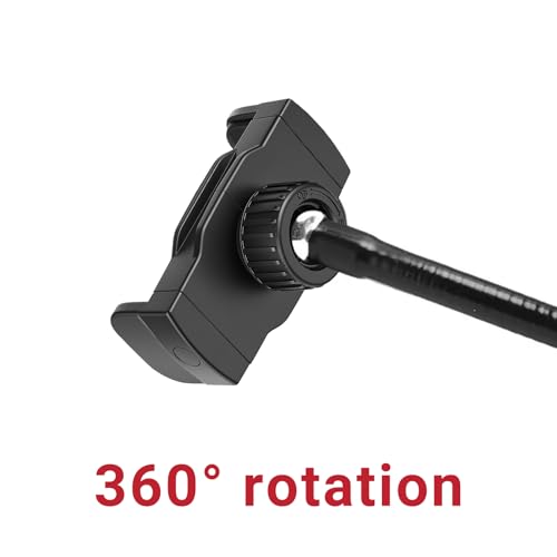 2 PCS Ball Joint Phone Holder, Ball Joint Connector Socket Replacement 17mm Ring Light Phone Holder Replacements Clamp Cellphones Mount Replacement for Car Wireless Charger Selfie Hose Stand Bracket