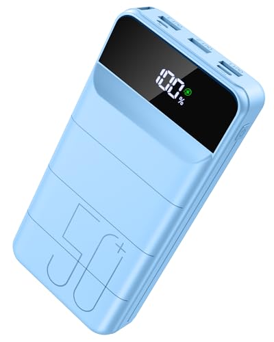 LOOPEAK Power Bank 50000mAh, 22.5W Fast Charging Portable Charger - color: SierraBlue