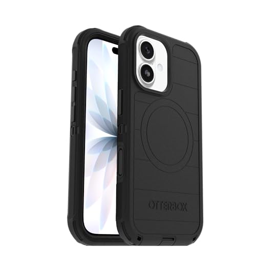 OtterBox iPhone 17 Defender Pro Series Case - Black | Tough, Rugged & Durable iPhone Case, Snaps on MagSafe, Multi-Layer, Impact Absorbing iPhone Case - color: Black, style: iPhone 17