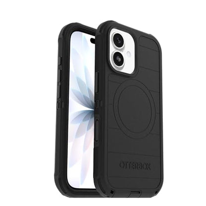OtterBox iPhone 17 Defender Pro Series Case - Black | Tough, Rugged & Durable iPhone Case, Snaps on MagSafe, Multi-Layer, Impact Absorbing iPhone Case - color: Black, style: iPhone 17