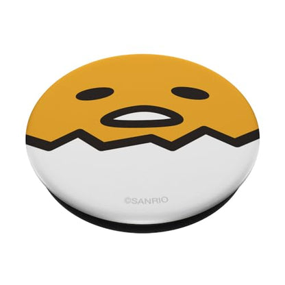 Gudetama Lazy Egg Open Face PopSockets Stand for Smartphones and Tablets PopSockets Adhesive PopGrip