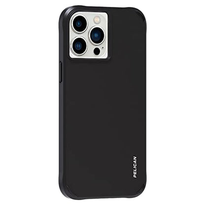Pelican Ranger Series - iPhone 13 Case [Wireless Charging Compatible] Protective Phone Case with Anti-Scratch Tech [15ft MIL-Grade Drop Protection] Slim Rugged Cover for iPhone 13 - Black - color: Ranger Black