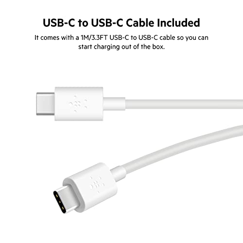 Belkin 37W USB C and USB A Charger Block, PPS Fast Charging - style: Dual USB-C & A Port