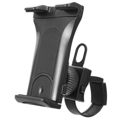 SHINEOFI Bike Phone Mount Stroller Phone Mount Tablet Holder for Treadmill Adjustable Handlebar Clamp for Smartphones and Tablets Rotatable Clip for Scooter Elliptical Shopping Cart