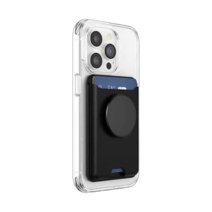 PopSockets Phone Wallet for MagSafe with Grip- Black - color: Black, style: With Grip