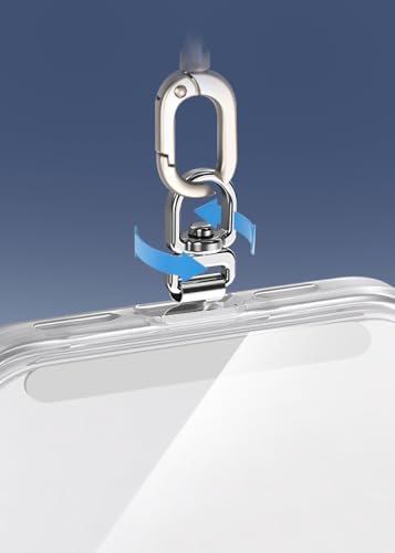 ZXZone Metal Phone Tether Tab, Anti-Scratch, Metal Phone Patch, Universal Cellphone Lanyard Pad for Full Phone Cases, 2 Pieces (XS-Silver) - color: XS-Silver