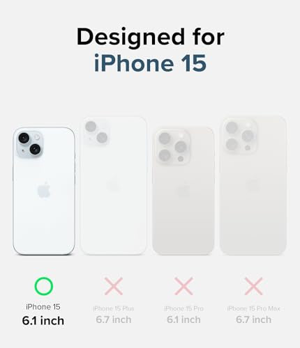 Ringke for iPhone 15 Case [Fusion Matte Clear] | Oil & Dirt Resistant, Anti-Fingerprint Technology Prevents Oily Smudges, Frosted Coating Feels Velvety Soft - size: iPhone 15