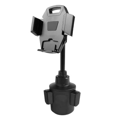 Car Cup Holder Phone Mount, 360° Rotating Clip, Retractable Rotatable Rod, One-Touch Operation, Anti-Shake Car Phone Holder Fit 2.76-3.78in Base, Compatible with 4-7.2in Smartphones
