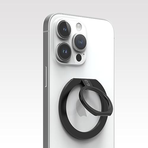 PureGear Magnetic Phone Ring Grip, for MagSafe Kickstand Holder - color: Black